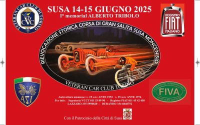 Rievocazione storica corsa di gran salita Susa Moncenisio