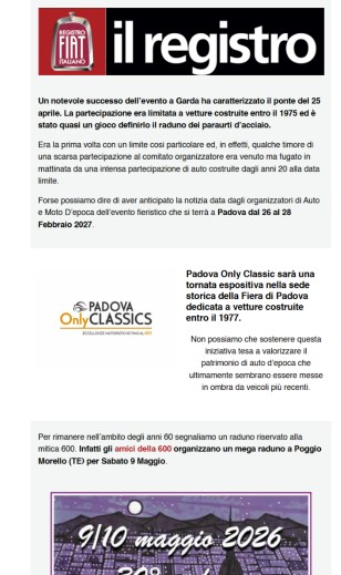 Newsletter 6 Maggio 2026 rid